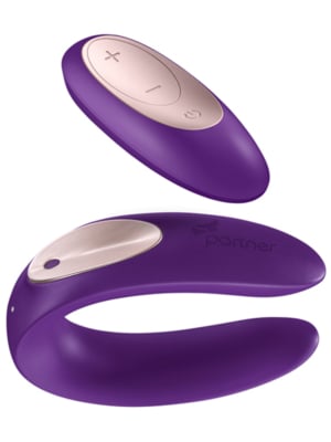 Ασύρματος Δονητής Για Ζευγάρια Satisfyer Partner Plus με τηλεχειριστήριο