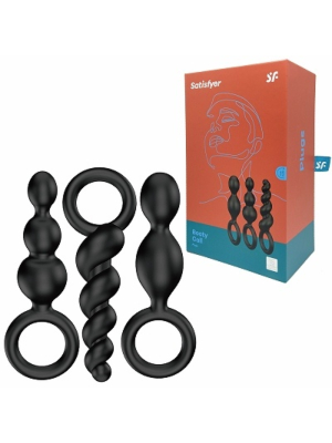 Satisfyer Booty Call  Plugs Black Black