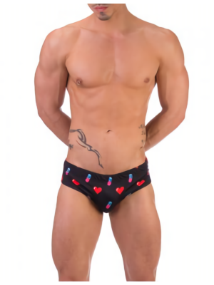 Top Boy Swim Brief - Barcode Berlin