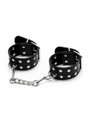 Two Row Hand Cuffs Black
