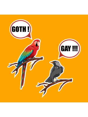 Goth Gay Parrot koraki