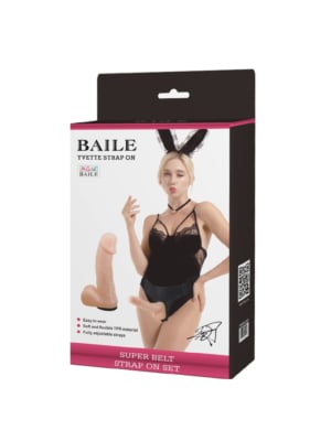 Baile Ultra Cyberskin Strap-On with Penis Flesh