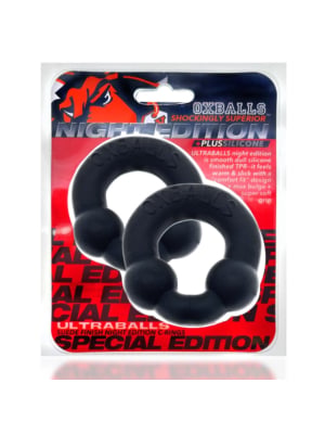 Ultraballs - 2-pack Nodule Pressure Cockrings - Night