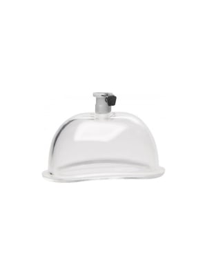 Large Vaginal 5 Inch Pumping Cup Attachment - Transparent