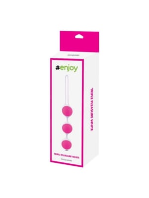 Vaginal balls Bi-Balls Triple pink