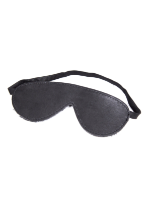Vegan Leather Blindfold Mask Black