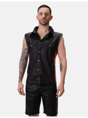Barcode Berlin Shirt Vest Jolo Black