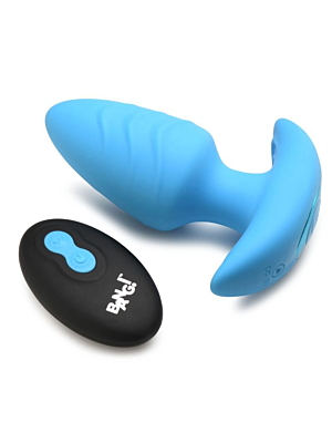 VIBRATING AND ROTATING PLUG WITH BLUE USB CONTROL