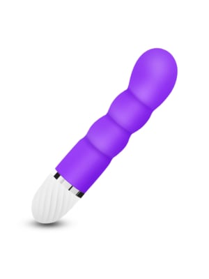 Vibrating Silicone G-Spot Vibrator Purple