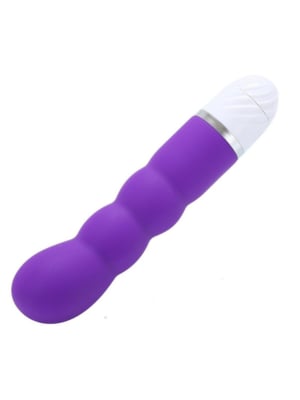 Vibrating Silicone G-Spot Vibrator Purple