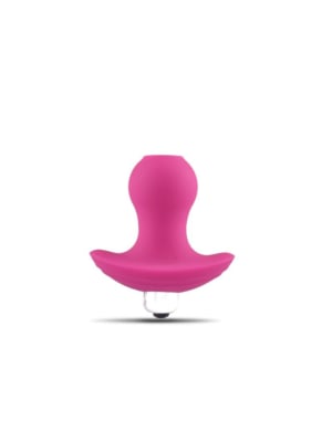 Δονούμενη Πρωκτική Σφήνα Σιλικόνης - Bullet Vibrator Finger Fan Strict