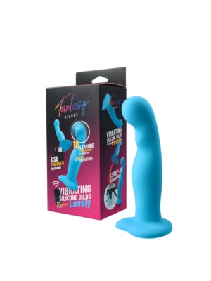 Virgite Vibrating Silicone Dildo "Lovely" W/ Remote Control