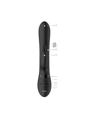 Amoris - Stimulating Beads Rabbit - Black *bulk