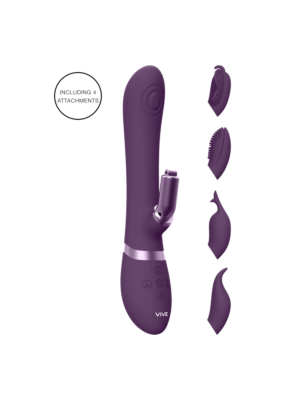 Etsu - Pulse Wave G-Spot Rabbit & Clitoral Stimulator - Purple
