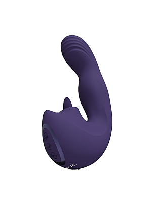 Vive G-Spot Vibrator - Tongue Stimulator Purple