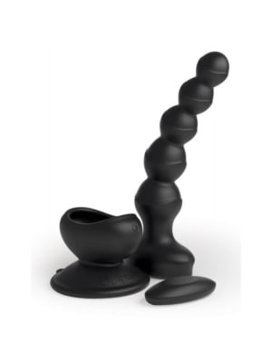 Δονούμενες Πρωκτικές Χάντρες 3some Wall Banger Remote Control Anal Beads Μαύρες - Pipedream - Αδιάβροχες - Σιλικόνη