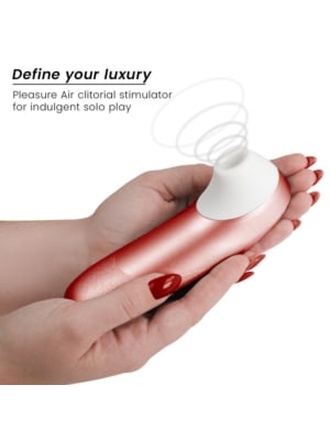 Womanizer Pro Vibrant Clitoral Stimulator Air Technology Burgundy