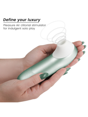 Womanizer Pro Vibrant Clitoral Stimulator Air Technology Sage Green