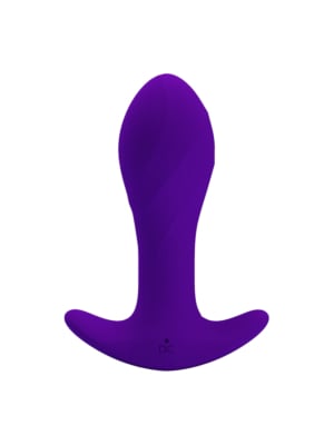 Επαναφορτιζόμενη Πρωκτική Σφήνα Massager με 12 Λειτουργίες Δόνησης (Μωβ) - Pretty Love - Butt Plug Σιλικόνης