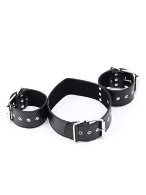 Wrist to Neck Locking Restraint Black