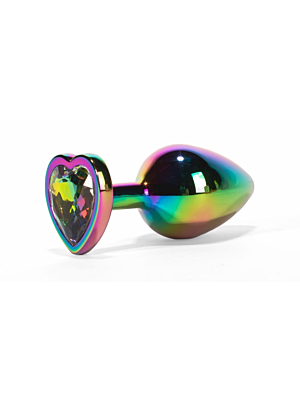 X-MEN Secret Shine Metal Butt Plug Rainbowheart S