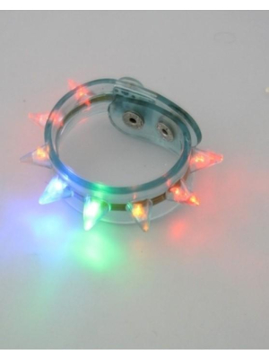 Light-up Spike Bracelets Assorted