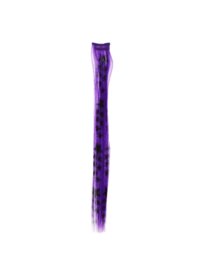 Aprox. 40cm Purple Star Print Hair Highlights/ Extensions