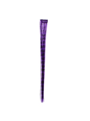 Aprox. 40cm Purple Leopard Print Hair Highlights/ Extensions