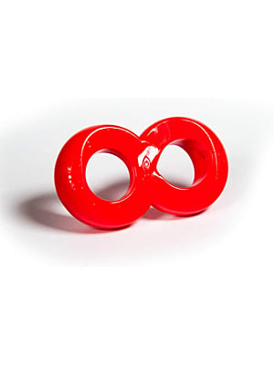Zizi Cosmic Ring - Cockring with ball strecher Red