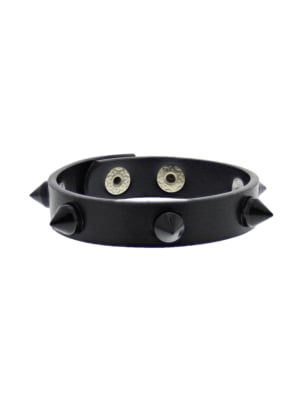 Black Conical Studded Bracelet