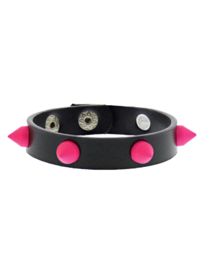 Pink Conical Studded Bracelet