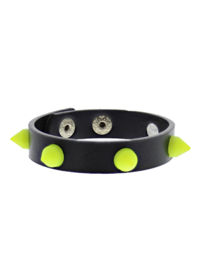 Yellow Conical Studded Bracelet