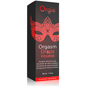 Σταγονες Διέγερσης Orgie Orgasm Drops Kissable 30ml
