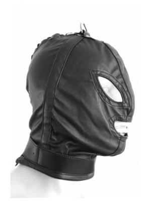 Heavy Duty Bondage Hood with ring