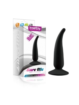 Lure me Beaded Anal Plug Black