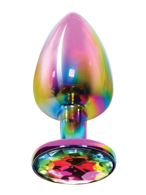 Twilight Booty Jewel Large Butt Plug - Multicolor Πρωκτική Σφήνα Με Κόσμημα - Anal Play