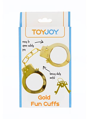 Metal Gold Handcuffs - Toy Joy 