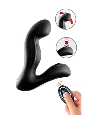 Remote controlled prostate massager and perineum stimulator