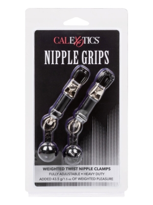 Calexotics Weighted Twist Nipple Clamps - Κλιπσάκια Θηλών