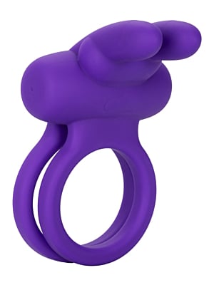 Vibrating Cock Ring Dual Rockin' Rabbit - Purple