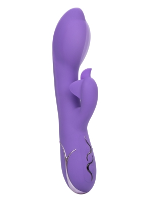 Eπαναφορτιζόμενος Δονητής Κουνελάκι Inflatable G-Bunny Rabbit Vibrator (Μωβ) - CalExotics - Σιλικόνη