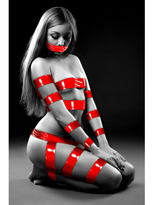 SM BONDAGE TAPE RED 15m