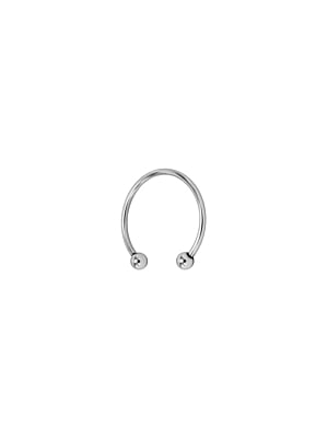 Torc open metal glans ring 2.8cm