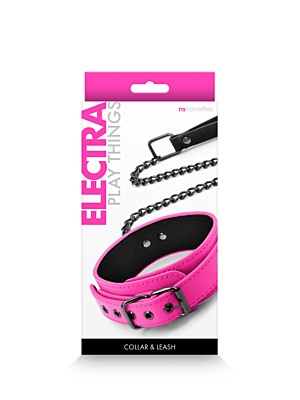 Electra Collar + Leash Pink