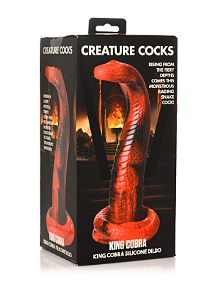 KING COBRA SILICONE DILDO