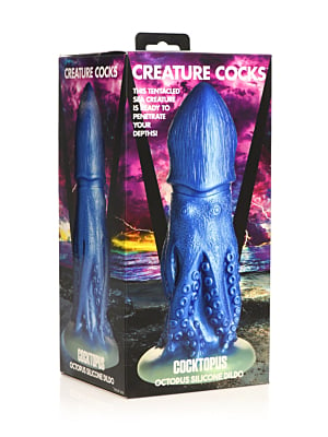 XR BRANDS OCTOPUS SILICONE DILDO