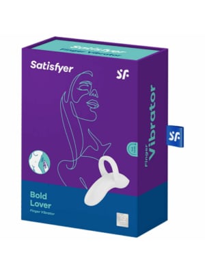 Satisfyer Bold Lover Finger Vibrator White