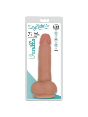 XR BRANDS FINE DILDO WITH FLESH TESTICLES EASY RIDERS 17'80 CM