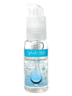 Τζελ Λίπανσης - Λιπαντικό Splash and Slide Personal Neutral με Βάση το Νερό 50ml - Cobeco Pharma