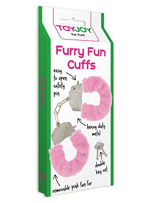 Furry Fun Cuffs - Pink